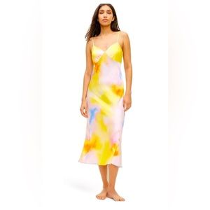 DVF for Target Long Satin Sunset Slip Dress